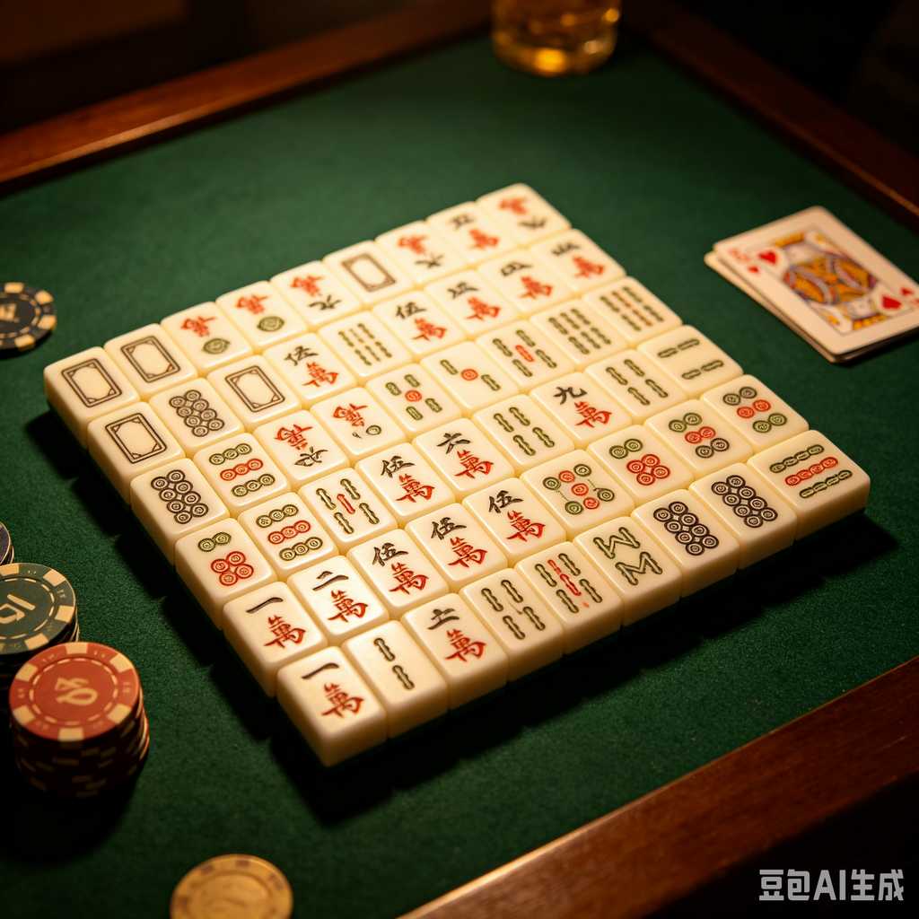 oriental style mahjong tiles
